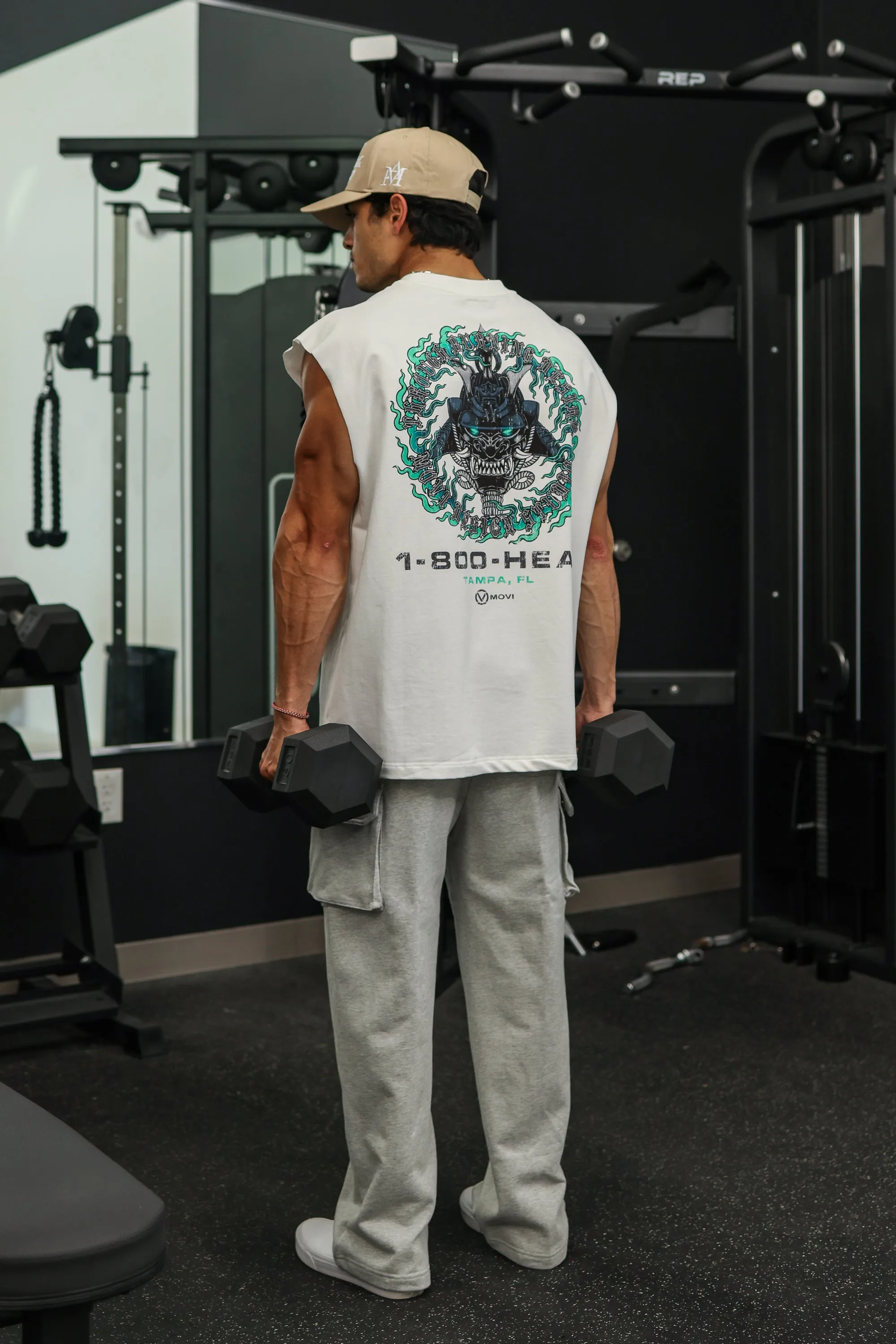 SAMURAI CUT-OFF - WHITE