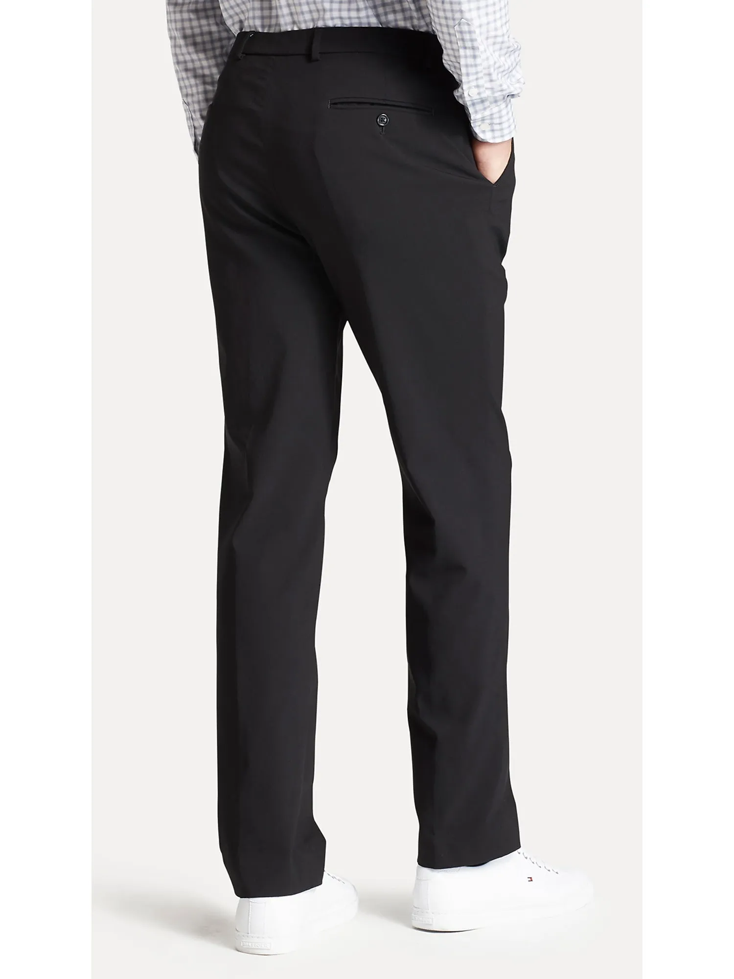Tommy Hilfiger Regular Fit Essential Twill Pant - Black